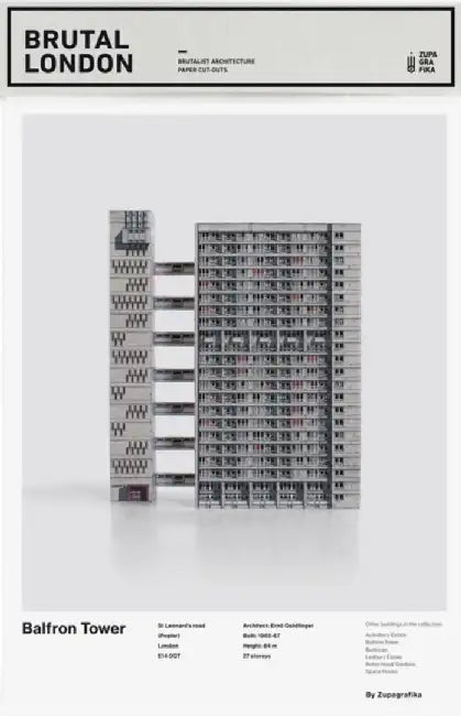 Brutal London: Balfron Tower by Zupagrafika