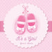 It's a Girl! A Baby Shower Guest Book: A Cute Pink Baby Shoes Themed Guest Book for Girls with Sign-In Pages, Wishes for Baby, Gift Log & Keepsake Pho by Casiope Tamore