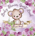 It's a Boy! Baby Shower Guest Book: Whimsical Teddy Bear Baby Shower Guest Book for Boys with Purple Floral Theme - Includes Sign-In Pages, Wishes for by Casiope Tamore