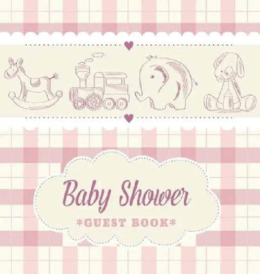 Baby Shower Guest Book for Boy: Retro-themed storybook illustration, Wishes for Baby and Advice for Parents, Personalized with Sign-in and Address Pag by Casiope Tamore
