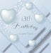 13th Birthday Guest Book: An Elegant Keepsake for the New Official Teenager - Silver and White Frosted Heart Theme - Includes Sign-In, Wishes & Memori by Luis Lukesun