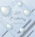 20th Birthday Guest Book: An Elegant Keepsake for a Milestone 20th Birthday Celebration - Silver and White Frosted Heart Theme - Hardcover by Luis Lukesun