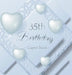 35th Birthday Guest Book: An Elegant Keepsake for a Milestone 35th Birthday Celebration - Silver and White Frosted Heart Theme - Hardcover by Luis Lukesun