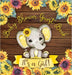 Our Little Sunshine: A Cute Sunflower and Elephant Themed Baby Shower Guest Book for Girls - Includes Sign-In Pages, Wishes & Advice, Gift Log, and Ph by Casiope Tamore
