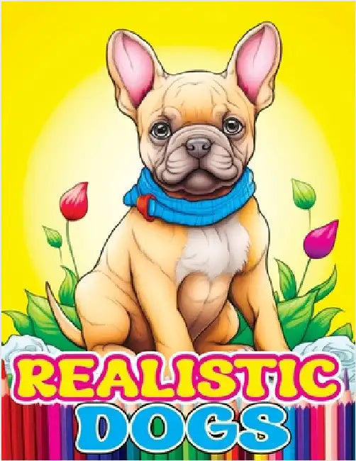 Realistic Dog: A Coloring Book of Adorable and Lovable Dog Breeds - Chihuahua, French Bulldog, Dachshund for Stress Relief & Relaxati by Temptress, Tone