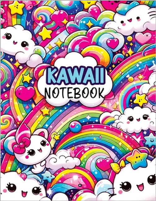 Kawaii Notebook: Composition Notebook for Kids with Dotted Midline and Picture Space Writing Paper, Perfect for Primary Journals in Grades K-2 by Mischievous, Childlike