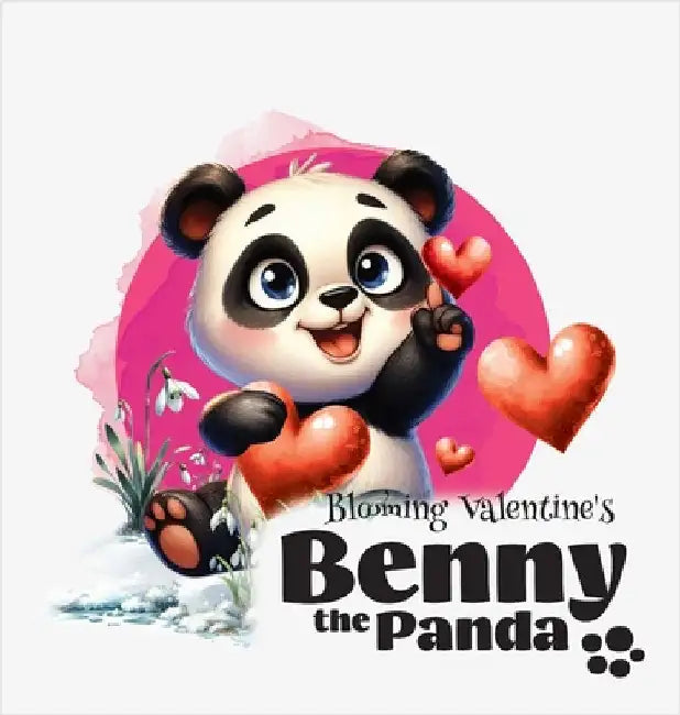 Benny the Panda - Blooming Valentine's by Foundry, Typeo