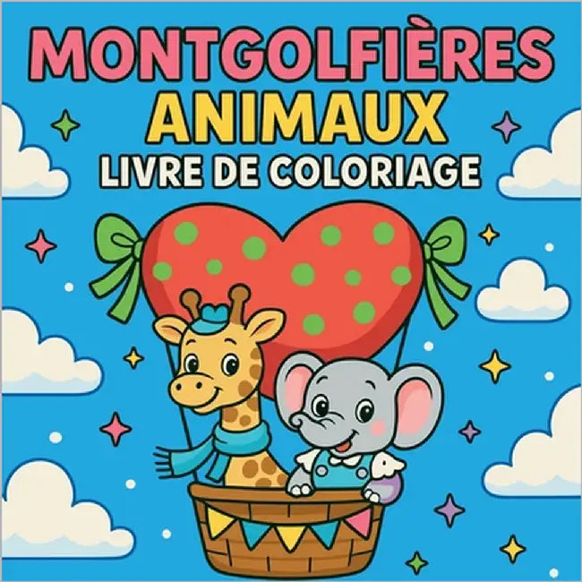 Montgolfières Animaux - Livre de coloriage by Martin, Chris