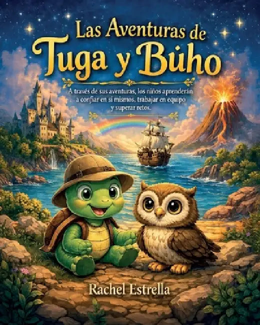 Las Aventuras de Tuga y Buho: A través de sus aventuras, los niños aprenderán a confiar en sí mismos, superar retos y lograr objetivos en equipo by Rachel Estrella