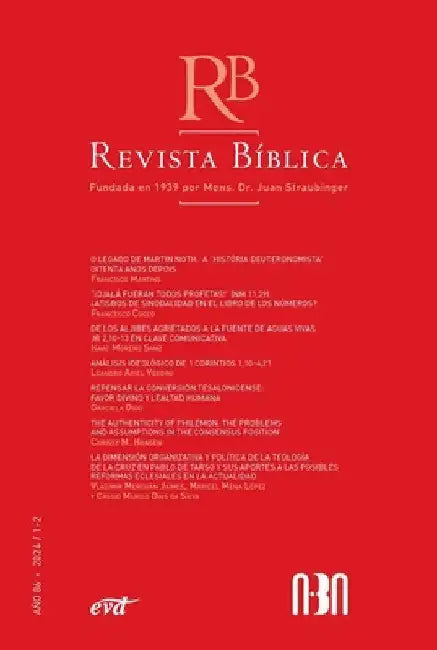 Revista Bíblica 2024/1-2 - Año 86 by Asociación Bíblica Aba