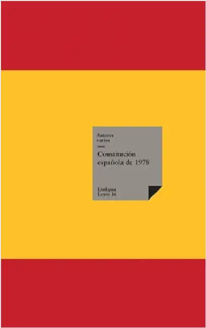 Constitución española de 1978 by Autores Varios