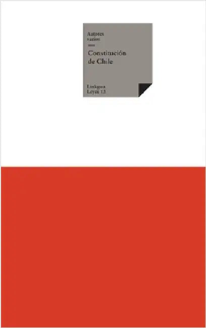 Constitución de Chile de 1980 by Varios, Autores