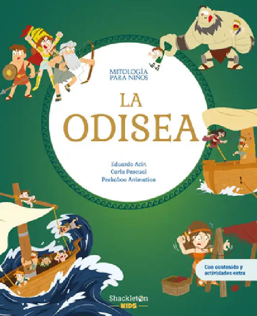 La Odisea / The Odyssey: Las Mejores Historias de la Mitología Griega Y Romana, Convertidas En Preciosos Cuentos Para Niños. by Eduardo Acín Dal Maschio