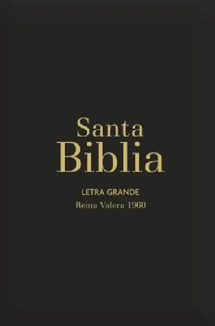 Biblia Rvr 1960 Letra Súper Gigante Cuero Genuino Negro Con Índice (Bible Rvr 1960 Super Giant Print Genuine Leather Black (Spanish Edition) by Reina Valera 1960