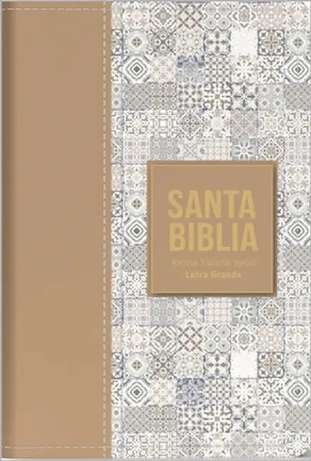 Biblia Rvr 1960 Letra Grande Tamaño Manual Símil Piel Marrón Claro(bible Rvr 1960 Large Print Handsize Leatherlike Tiles Light Brown (Spanish Edition) by Reina Valera 1960