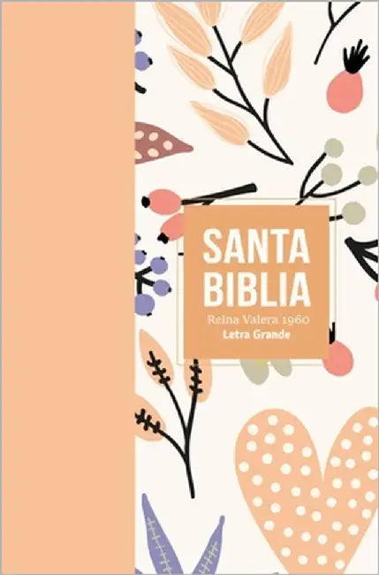 Biblia Rvr 1960 Letra Grande Tamaño Manual Símil Piel Naranja Claro(bible Rvr 1960 Large Print Handsize Leatherlike Light Orange (Spanish Edition) by Reina Valera 1960