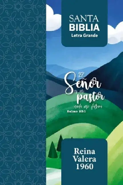 Biblia Rvr 1960 Letra Grande Tamaño Manual Salmo 23:1 Con Cierre E Índice (Bible Rvr 1960 Large Print Handsize Leatherlike Psalm 23:1 Indexed with Zip by Reina Valera 1960