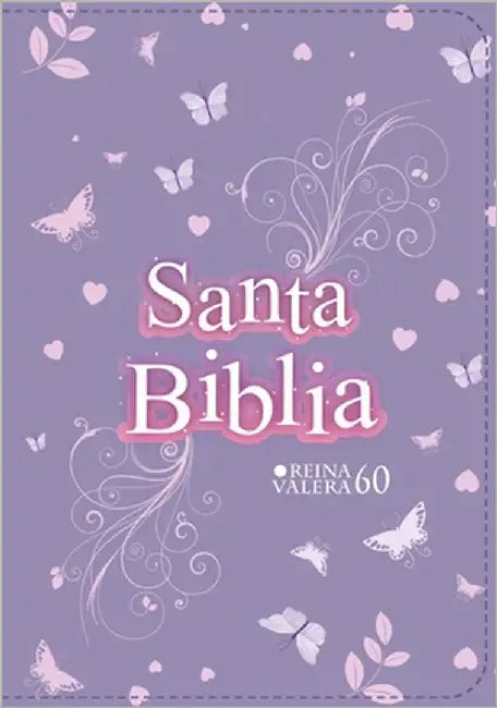 Biblia Rvr 1960 Compacta Símil Piel Juvenil Mariposa Lila (Bible Rvr 1960 Compact Size Leatherlike Youth Lilac Butterfly (Spanish Edition) by Reina Valera 1960