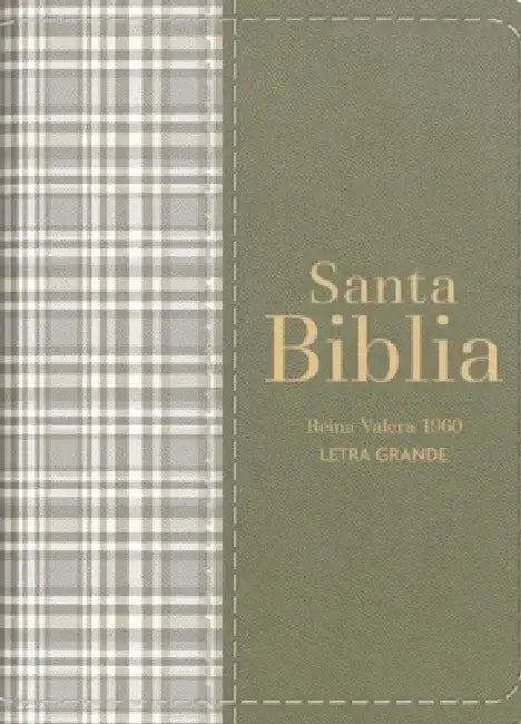 Biblia Rvr 1960 Compacta Símil Piel Cuadros Verde (Bible Rvr 1960 Compact Size Leatherlike Green Checked Pattern(spanish Edition) by Reina Valera 1960