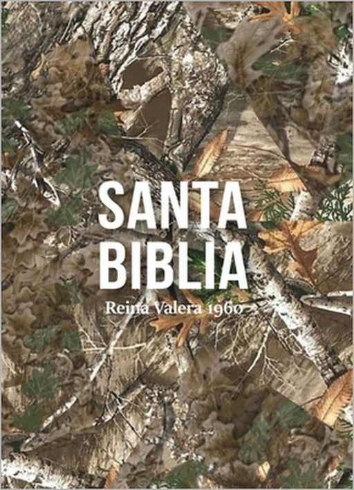 Biblia Rvr 1960 Compacta Símil Piel Camuflaje Hojas Verde (Bible Rvr 1960 Compact Size Leatherlike Green Leaves Camouflage (Spanish Edition) by Reina Valera 1960