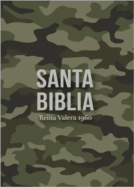 Biblia Rvr 1960 Compacta Símil Piel Camuflaje Verde (Bible Rvr 1960 Compact Size Leatherlike Green Camouflage (Spanish Edition) by Reina Valera 1960