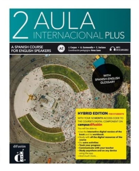 Aula internacional Plus 2 - Edicion hibrida - Edicion inglesa - Libro del alumno A2 + MP3 by Jaime Corpas