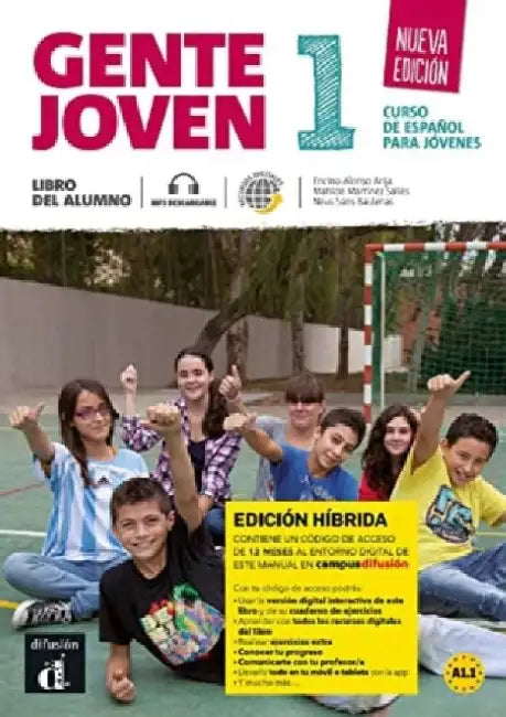 Gente joven 1 - Nueva edicion - Edicion hibrida - Libro del alumno + audio MP3. A1.1 by E. A. Arija