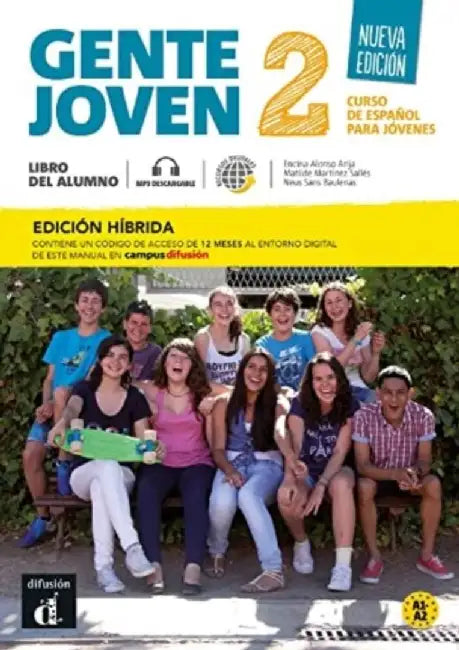 Gente joven Nueva edicion 2 Ed. hibrida Libro del alumno + audio MP3. A1-A2 by Encina Alonso Arija
