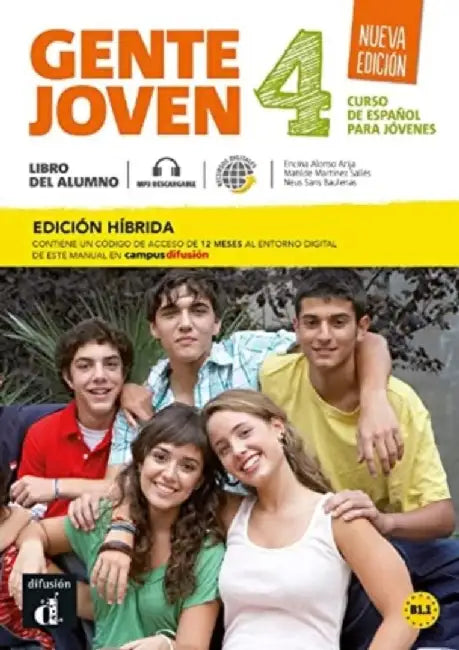 Gente joven Nueva edicion 4 Ed. hibrida Libro del alumno + audio MP3. B1 by Encina Alsonso Arija