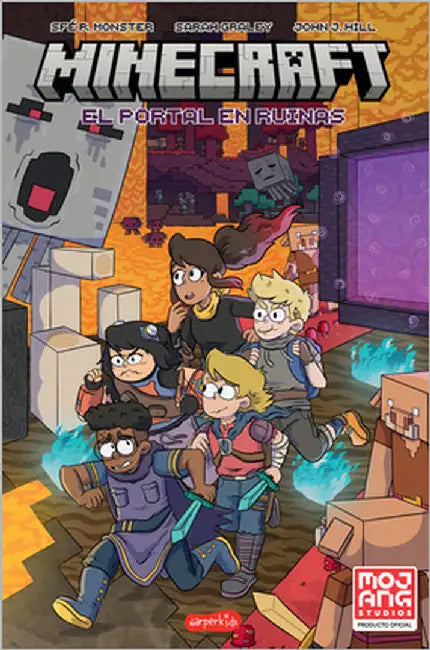 Minecraft Oficial: El Portal En Ruinas (CÃ³mic) (Official Minecraft: The Ruined P: (Official Minecraft: The Ruined Portal (Comic Book) - Spanish Editio by R. Monster Sfe