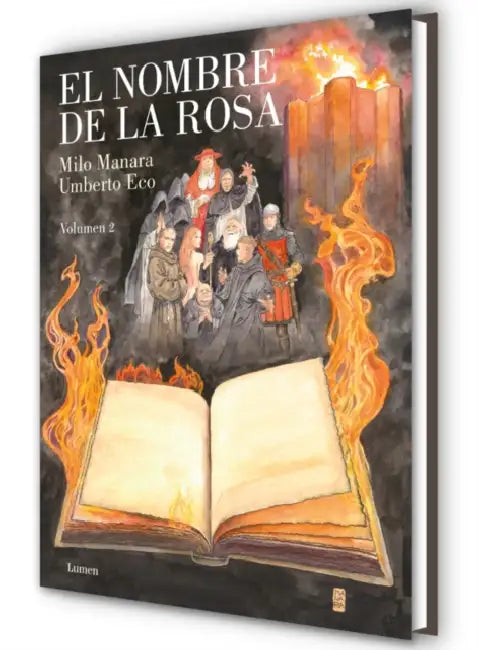 El Nombre de la Rosa (La Novela Gráfica) 2 / The Name of the Rose. Graphic Novel Volume 2 by Umberto Eco, Milo Manara