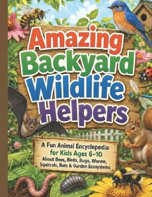 Amazing Backyard Wildlife Helpers: A Fun Animal Encyclopedia for Kids Ages 6-10 About Bees, Birds, Bugs, Worms, Squirrels, Bats & Garden Ecosystems by E Lehner, Dr Daniel Y Starkey