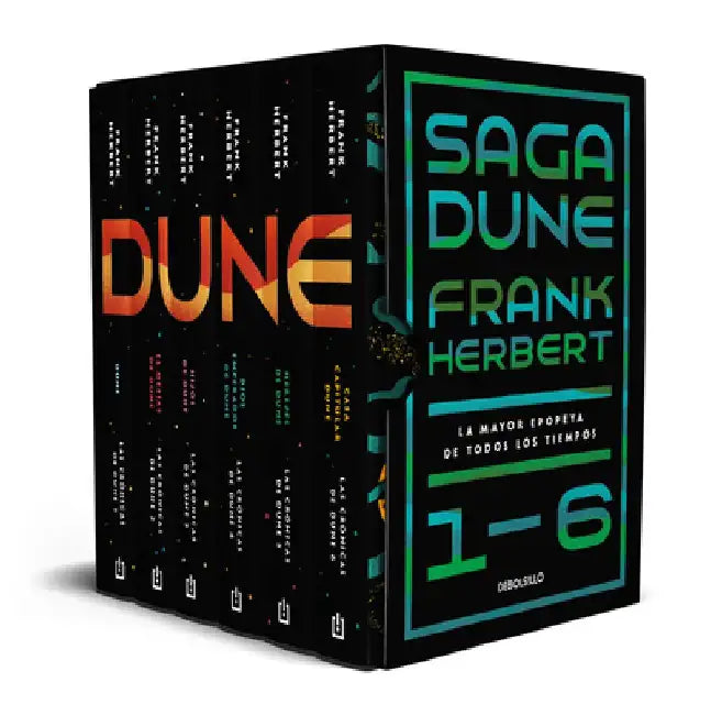 Estuche Saga Dune 1-6. La Mayor Epopeya de Todos Los Tiempos / Dune Saga Books 1-6. the Greatest Epic Adventure of All Time (Boxed Collection) by Frank Herbert