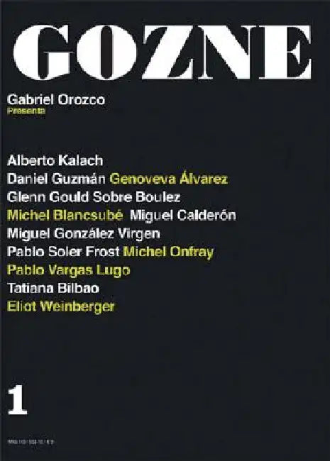 Gozne by Gabriel Orozco, Gabriel Orozco, Michel Onfray