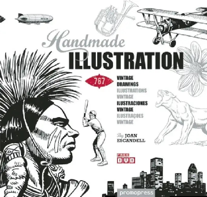 Handmade Illustration: 1,000 Retro-Style Drawings by Joan Escandell