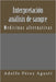 Interpretación Análisis de Sangre: Medicinas Alternativas by Adolfo Perez Agusti