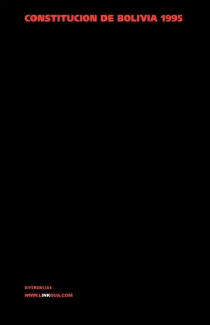 Constitución Política de Bolivia de 1995 by Autores Varios