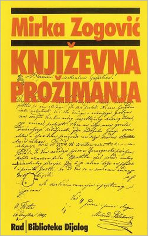 Knjizevna Prozimanja by Mirka Zogovic