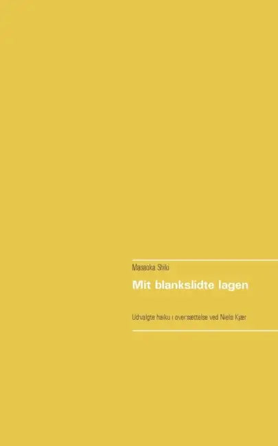 Mit blankslidte lagen: Udvalgte haiku i oversættelse ved Niels Kjær by Masaoka Shiki