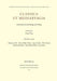 Classica Et Mediaevalia 65 by George Hinge