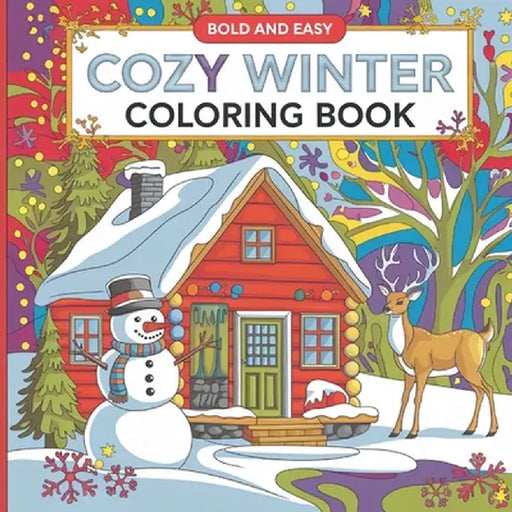 Winter Friend Coloring Book: Bold & Easy Coloring Book for Adults by Laura Bidden