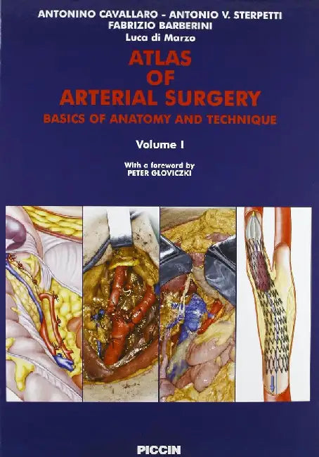 Atlas of Arterial Surgery: Basics of Anatomy & Technique, 2 Vol. Set by Cavallaro
