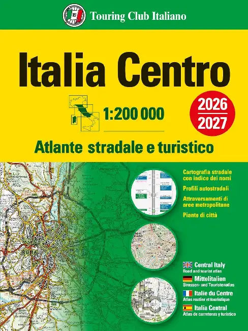 Italy Central atlas - atlante stradale Centro