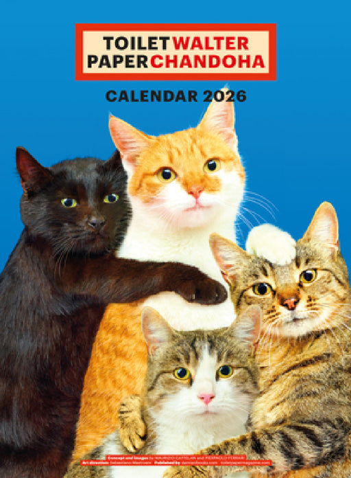 Toiletwalterpaperchandoha Calendar 2026 by Walter Chandoha, Maurizio Cattelan, Pierpaolo Ferrari