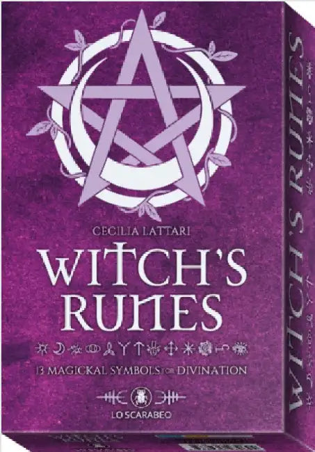 Witch'S Runes: 36 Magickal Symbols for Divination by Cecilia (Cecilia Lattari) Lattari