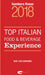Top Italian Food & Beverage Experience 2018 by Gambero Rosso