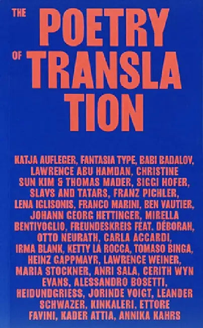 The Poetry of Translation by Judith Waldmann