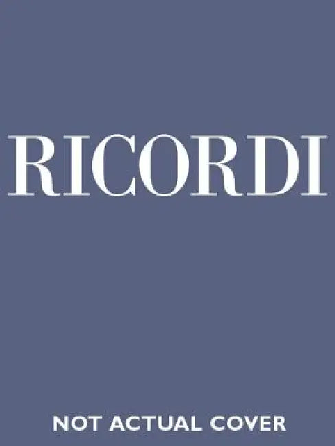La Donna del Lago: Based on the Critical Edition Ricordi Opera Vocal Score Series by Gioachino Rossini