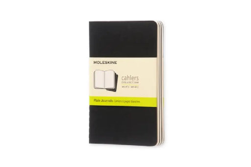 Moleskine Cahiers Set of 3 Plain Journals by Moleskine