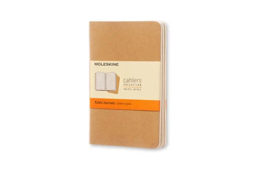 Moleskine Cahiers Set of 3 Ruled Journals by Moleskine